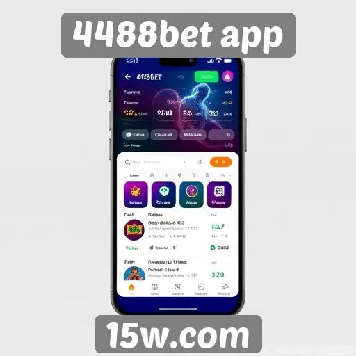 Interface do 4488bet app é user-friendly e intuitiva